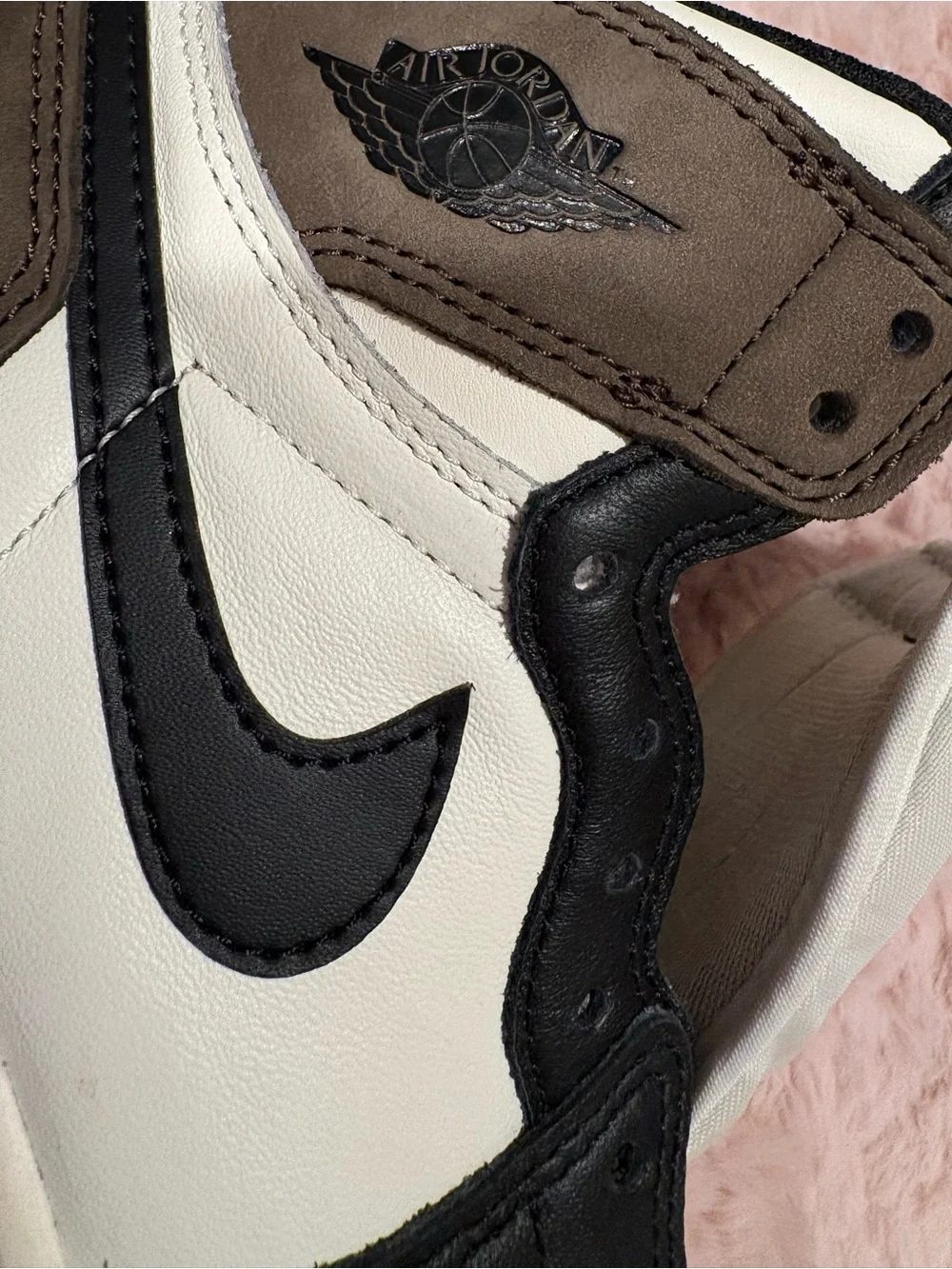 Nike Air Jordan 1 High Black White Brown - Men's Sneakers